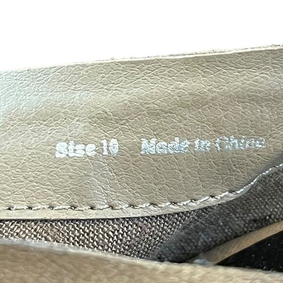 Dolce Vita Womens Open Toe Chunky Heel Mules Booties Slip On Shoes Beige sz 10 - Picture 16 of 16